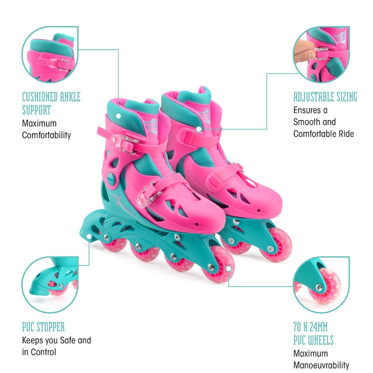 Inline Skates - Pink