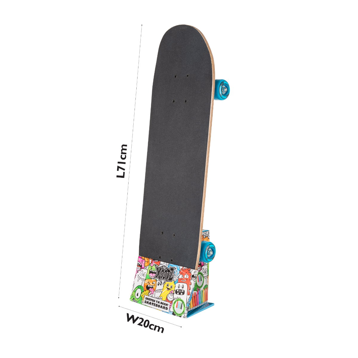 Sketch Ya Deck - 28" Colour in Skateboard